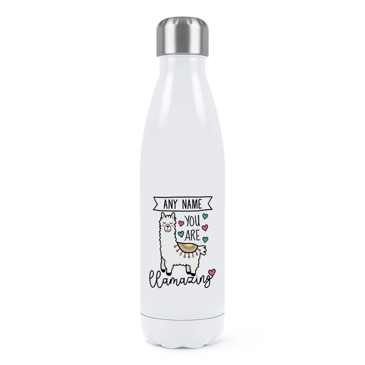 Personalised You Are Llamazing Llama Double Wall Water Bottle Best Amazing