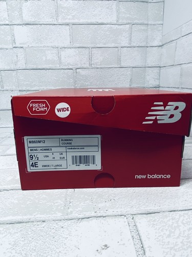 New Balance M860M12 Uomo Taglia 9.5 4E Nuovo con scatola - Foto 6 di 6