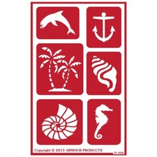 Etching Stencil Seahorse, for Glass & Ceramics