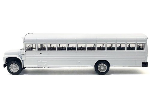SCHOOL BUS WHITE 1/87 (HO) MODEL BY PROMOTEX 006618 W - Picture 2 of 3