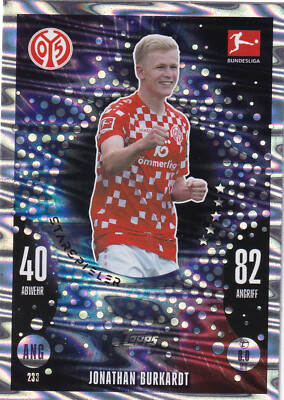 JONATHAN BURKARDT    24-25 TOPPS MATCH ATTAX BUNDESLIGA   STAR SPIELER # 233