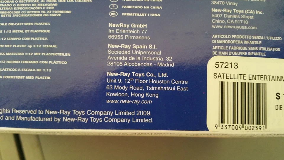 Valentino Rossi. Yamaha YZR-M1. 2009  1/12 Newray - Image 4 of 4