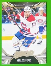 2022-23 Upper Deck MVP Base Silver Script Josh Anderson #165