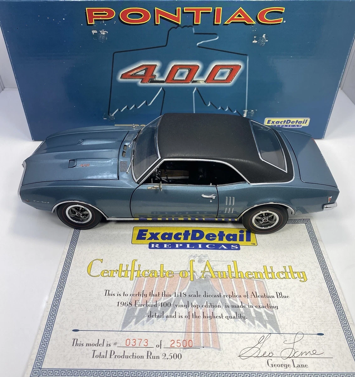Exact Detail 1 18 Scale 1968 Pontiac Firebird 400 Very Rare And