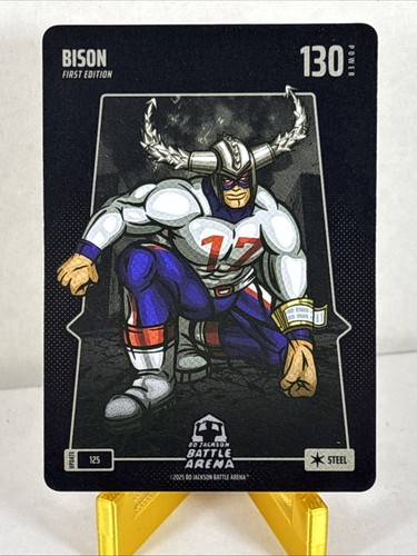 2025 Bo Jackson Battle Arena Alpha Update 125 Bison Base Steel Josh Allen