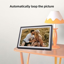 10.1 Inch Digital Photo Frame IPS HD Display Black US Plug 100-240V