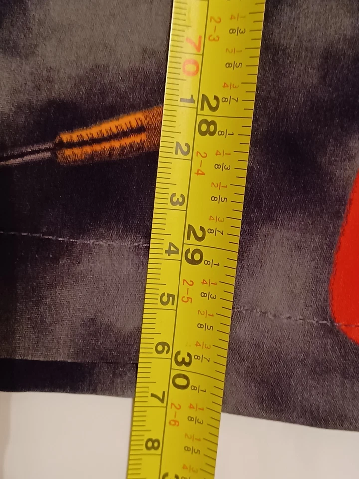 M.E. Sport Vintage Shirt Large Darts Game Target Bullseye Retro Button-Front - Image 4 of 4