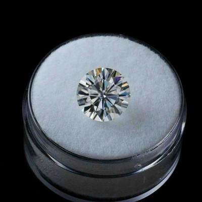 Lab Grown Diamond 4 Ct Round Cut Certified GGA D Color Clarity FL Loose Diamond
