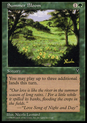 MTG SUMMER BLOOM IT EXC - SOMMERBLÜTE - VI - MAGIC