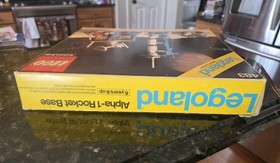 Lego 483 Alpha-1 Rocket Base Classic Space w/Box & Instructions INCOMPLETE