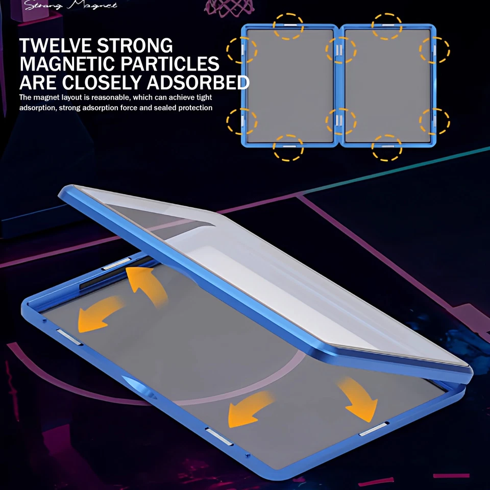 Magnetic Card Holder Protector With Metal Frame Trading Card Display And Storage - Image 3 of 4