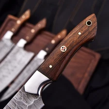 Hand Forged Damascus Steel Kitchen Knife Set –Professional Chef Knife Collection