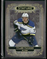 2022-23 Upper Deck Stature Tyler Tucker Photo Variant RC /99 #146 Blues
