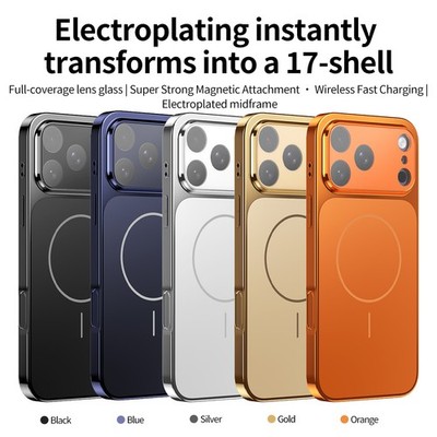 Galvanisierung Hülle Case für iPhone, 13 14 15 16 Handy ändern zu 17promax-Cover