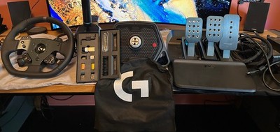 Logitech G PRO Racing Wheel, G Pro Pedals, and RS Shifter for PC
