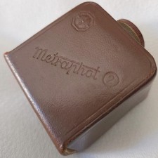 Metraphot 2 Light Meter Silver Good Vintage Germany Leather Case
