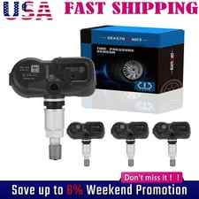 4X OEM 4260706020 TPMS Tire Pressure Monitoring Sensor PMV-C010 Lexus Toyota