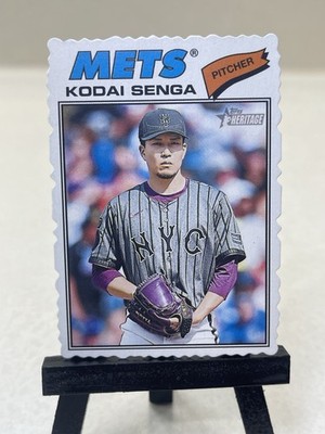 2026 Topps Heritage - Kodai Senga Deckle Edge SP NY Mets
