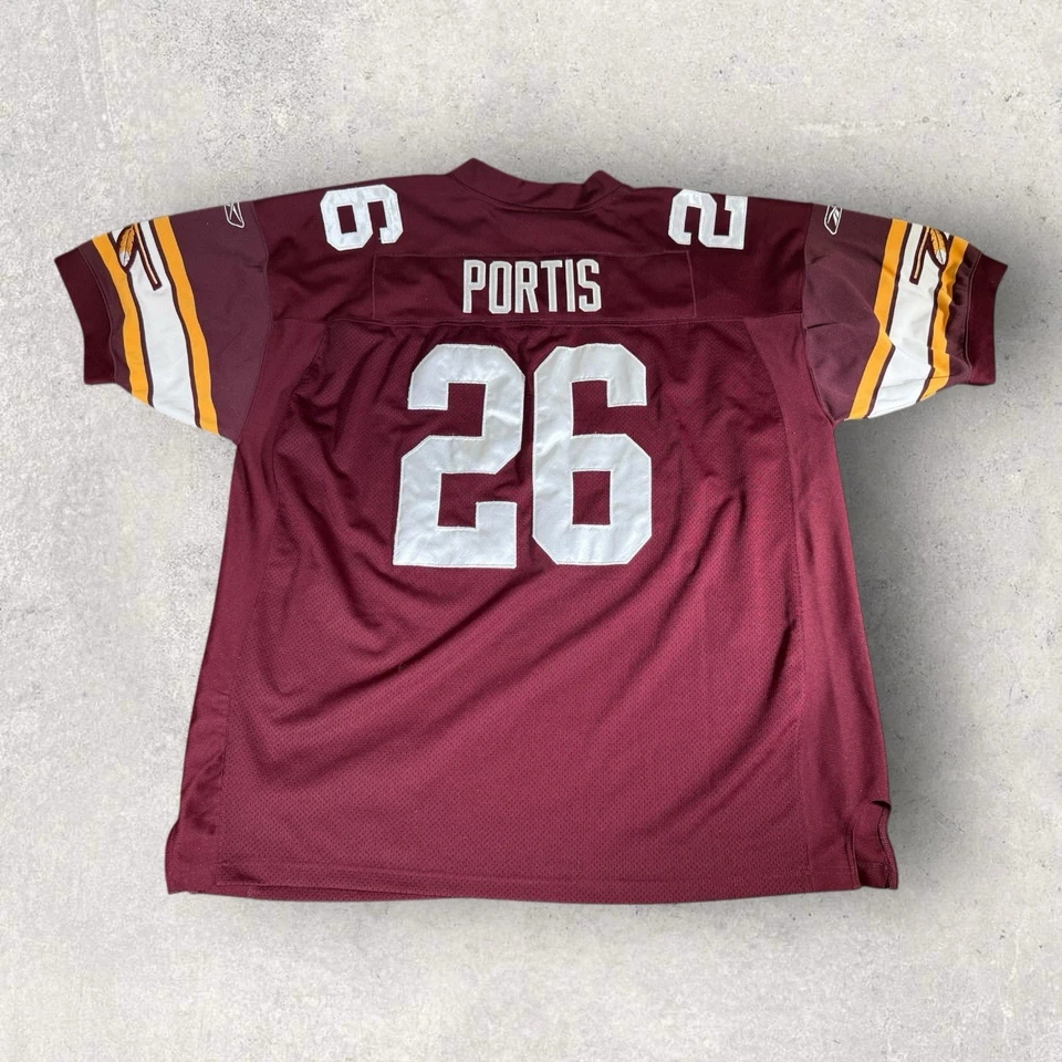 Винтажная футболка Reebok Washington Redskins Clinton Portis No26 размер 56 - Изображение 2 из 4
