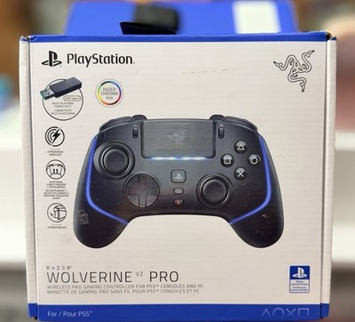 New Razor Wolverine V2 Pro Black For PlayStation 5 [NEW OPEN BOX]