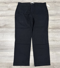Amazon Essentials Pants Men’s 44x32 Black Stretch Dress Pants Athletic Fit NWT
