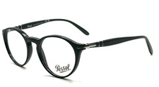 NEW AUTHENTIC PERSOL 3092-V 9014 Black Men's Eyeglasses 48-19-145mm