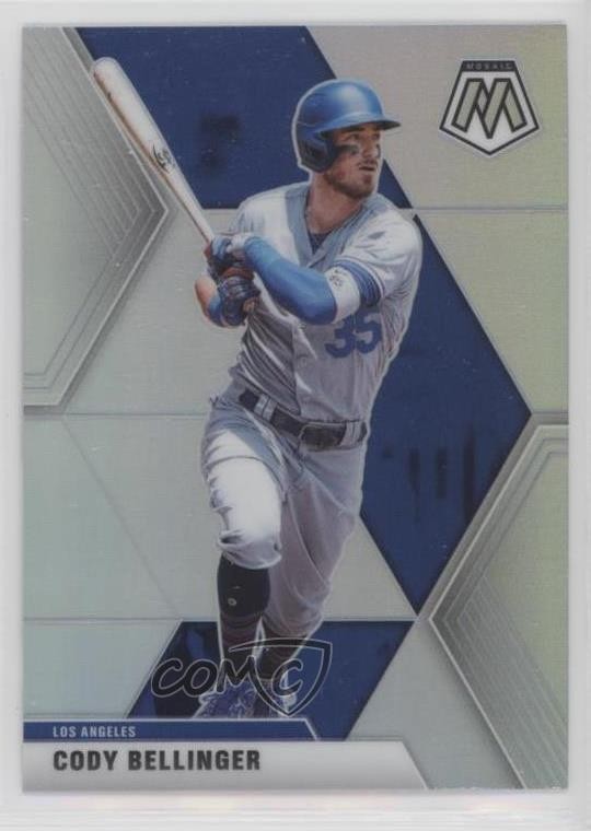 2020 Panini Chronicles Mosaic Silver Prizm Cody Bellinger #84 2l4