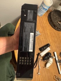 Nintendo Wii video game system console w/ sensor bar, stand, controllers, cables