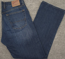 Lucky Brand Men s 181 Relaxed Straight Medium Wash Distressed Jeans Size 34X32