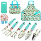Garden Tools Set 10 Piece Heavy Duty Floral Garden Tool Set Gardening Gifts f...