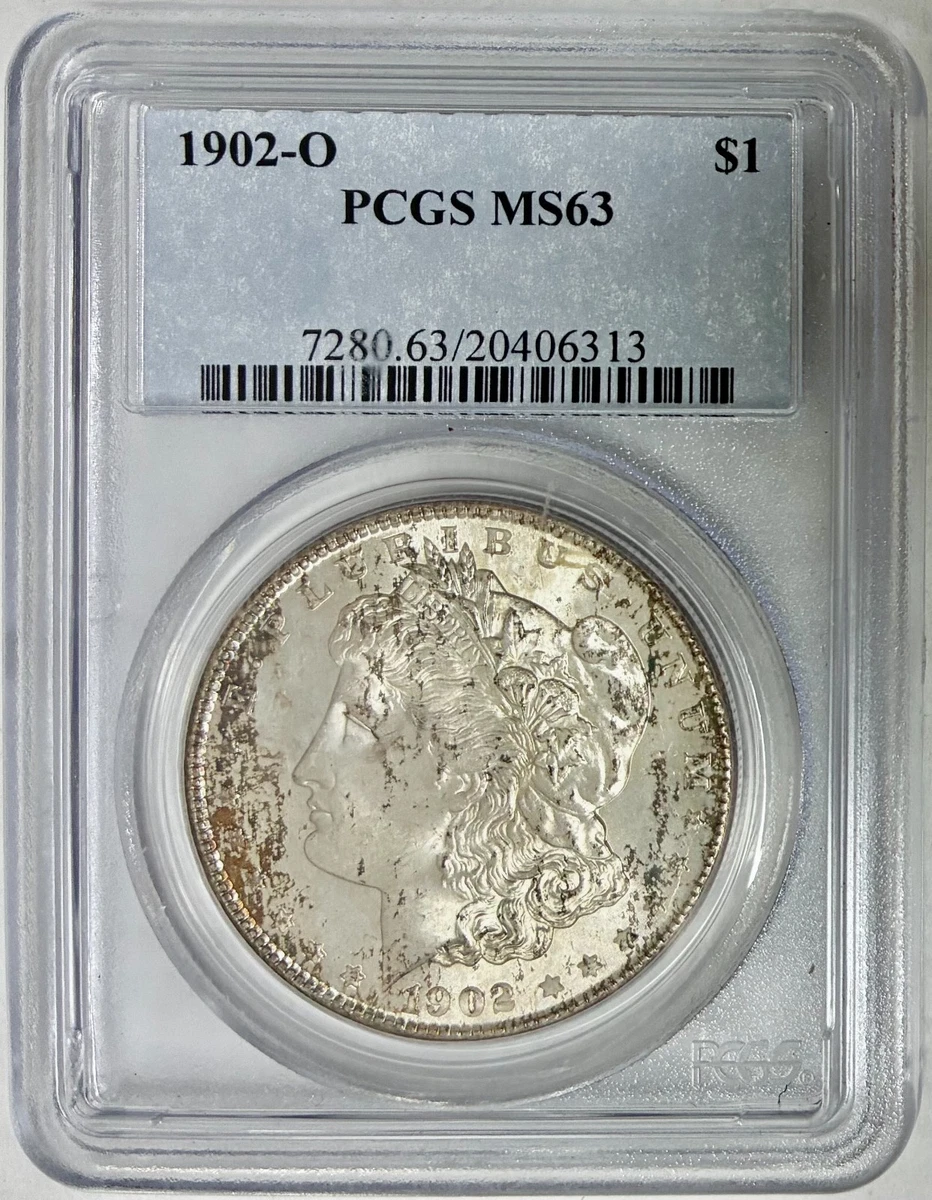 MS 63 Graded 1902 Year Morgan US Dollars (1878-1921) for sale | eBay