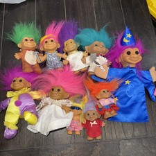 Troll Dolls Lot Of 10 Various  Outfits Russ Ace TNT lot  7
