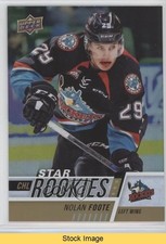 2017-18 Upper Deck CHL Star Rookies Rainbow Nolan Foote #380 READ j7z