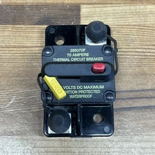 Blue Sea Systems 7185 285070F 70 Amp Circuit Breaker Surface Mount