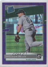 2020 Panini Donruss Optic FOTL Purple Pandora Prizm 22/99 Sheldon Neuse #69 0j4n