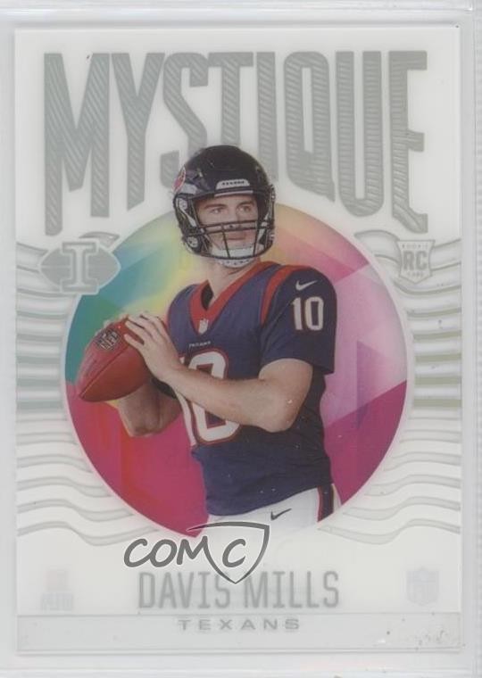 Davis Mills Panini Illusions Mystique #MY20 Rainbow