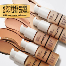 Phoera Foundation, Full Coverage Matte, Oil Control, 24Hr Waterproof & Blendable