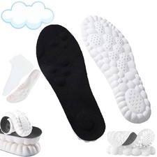 4D Insoles - Cloud Technology Insole - Super Soft, Ultra US 10-11, Black