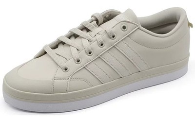 UK Größe 8,5 - Adidas Bravada Comfy Freizeit Walking Turnschuhe Leder Creme