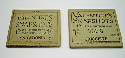 VALENTINSTAG SCHNAPPSCHÜSSE SNOWDONIA & CRICCIETH - JEWEILS MIT 12 S/W Panoramablicken