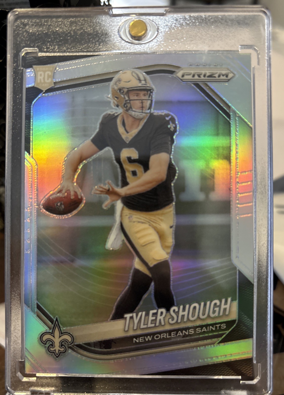 2025 Panini Prizm - Rookies Tyler Shough #327 Silver Prizm (RC)