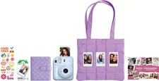 Fujifilm - instax mini 12 Holiday Bundle 2025 - Pastel Blue