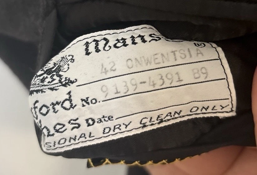 Oxxford уголь серый фланелевый шерстяной костюм, 2btn куртка 38 R Reg, брюки 31W 29L - Изображение 4 из 4