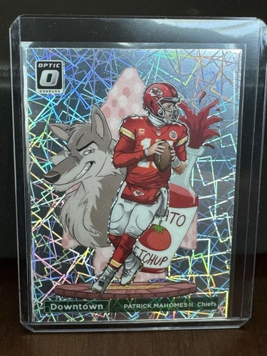 2023 Panini Donruss Optic Downtown #D-6 Patrick Mahomes II Chiefs Case Hit Fresh