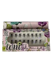 Ioni 3D Faux Mink Individual Lash Extensions Wispy Medium Length – 3D Curls