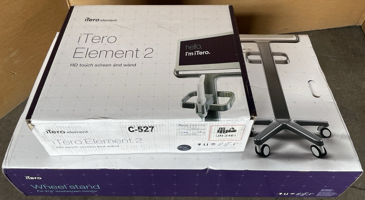 NEW iTero Element 2 HD Dental Scanner W/ Touch Screen, Wand & Cart