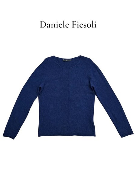 Women Daniele Fiesoli Sweater Navy Alpaca 44