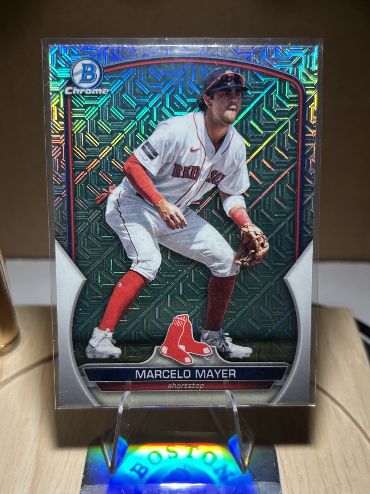 2023 Bowman Chrome - Prospects Marcelo Mayer #BCP-210 Mojo Refractor (RC)