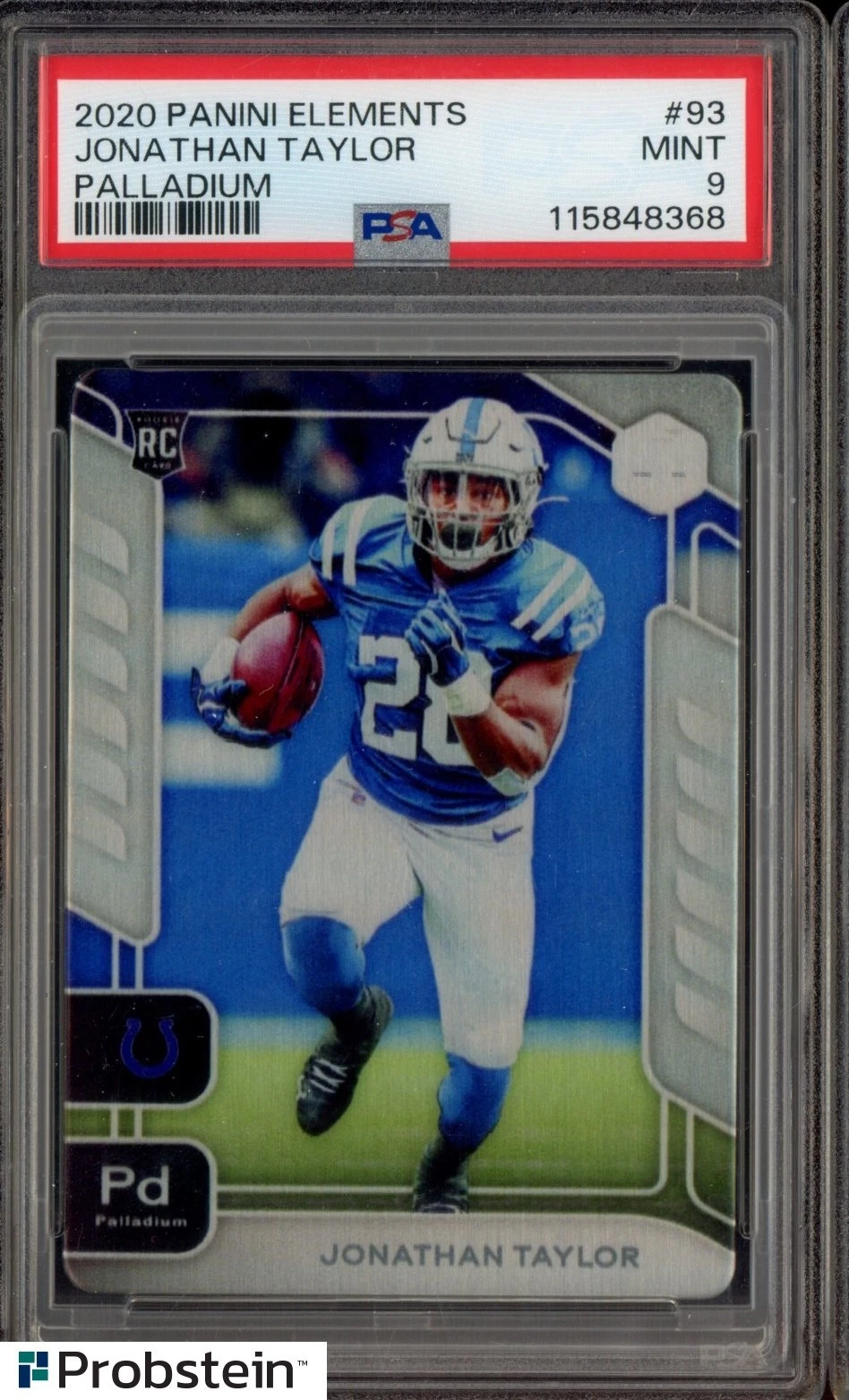 Jonathan Taylor Panini Elements #93 Palladium