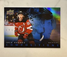 2025-26 Upper Deck Series 1 - Compositions Jack Hughes #CMP-2 Devils